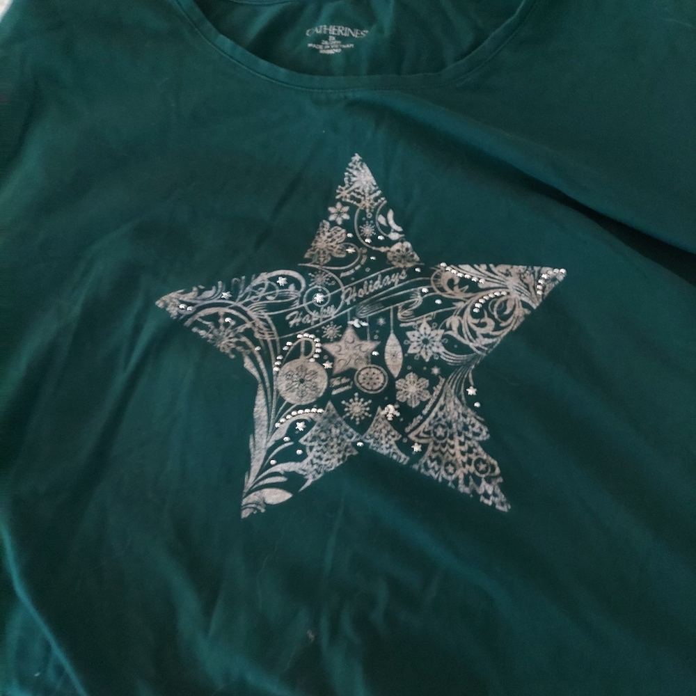 Christmas long sleeve t-shirt Catherine's 3XL
